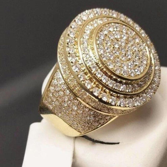GOLD RING — Bague | Or plaqué 18 carats