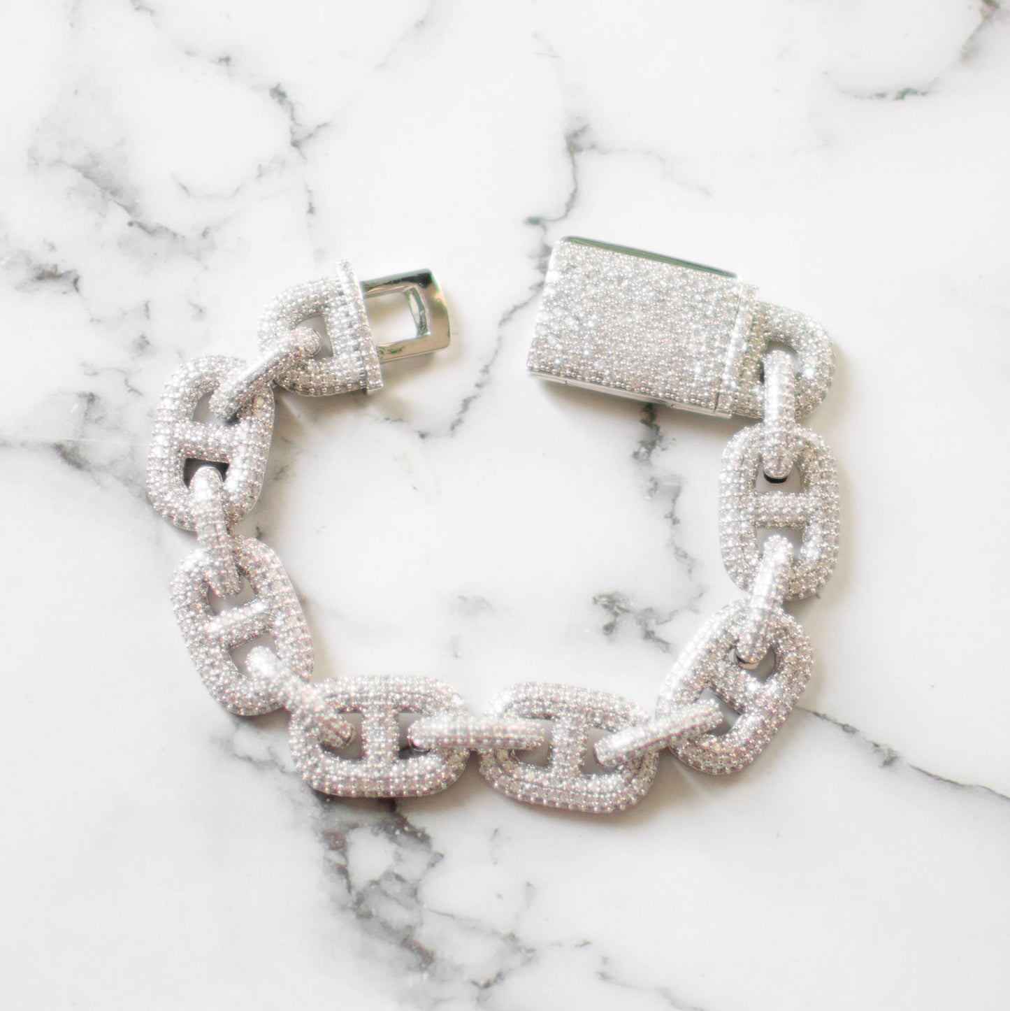 COFFEE ICE — Bracelet | Or blanc